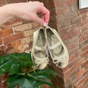 Cat and Jack gold shoes